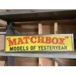 A MATCHBOX MODELS OF YESTERYEAR ILLUMINATED LIGHT BOX SIGN