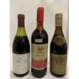 THREE BOTTLES - COTES DU RHONE VILLAGES 1988 CUVEE RESERVE, MUKUYU PINOTAGE 1989 RESERVE SUPERIEUR