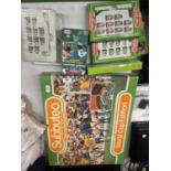 A VINTAGE SUBBUTEO WORLD CUP EDITION FOOTBALL GAME NO. 60240, 4 FOOTBALL TEAMS - 2 MISSING