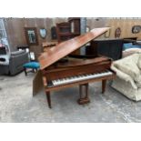 A MAHOGANY CHALLEN OF LONDON BABY GRAND PIANO