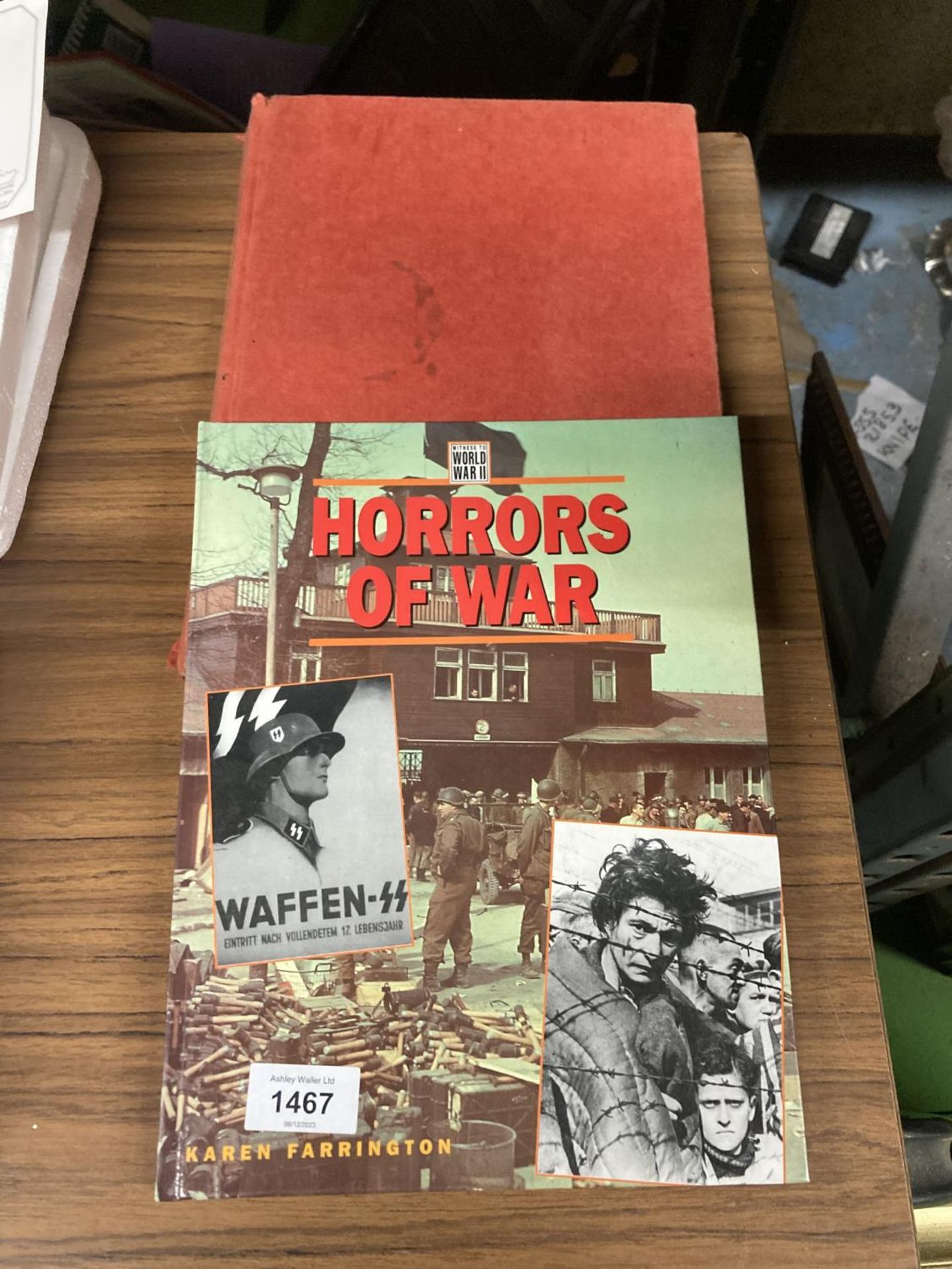 A WAFFEN HORRROS OF WAR WORLD WAR II BOOK AND HITLERS LUFTWAFFE BOOK