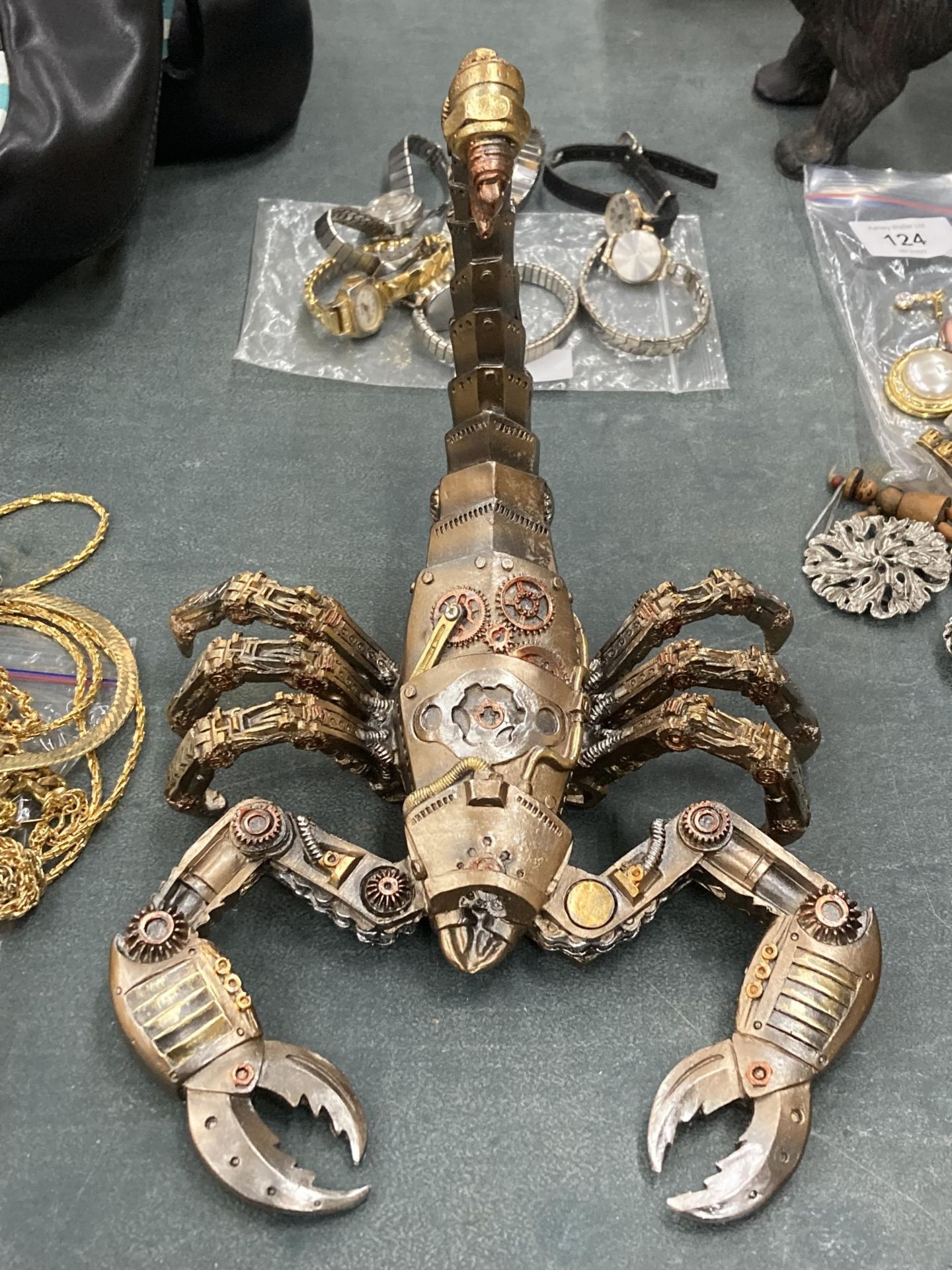 A MECHANICAL STYLE SCORPION FIGURE