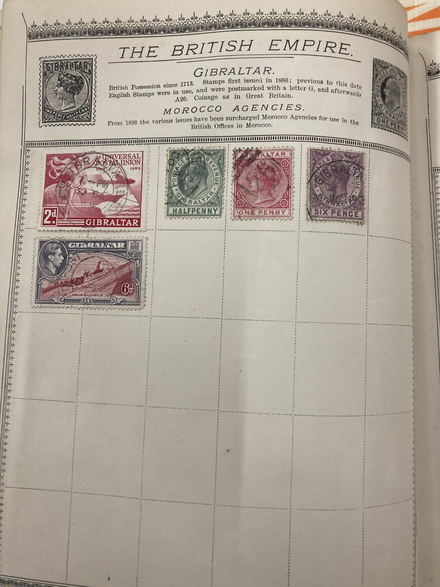 A COLLECTION OF STAMPS, COMMENWEALTH EXAMPLES ON SHEETS, WORLD POSTAGE ALBUM, STANLEY GIBBONS - Bild 6 aus 8