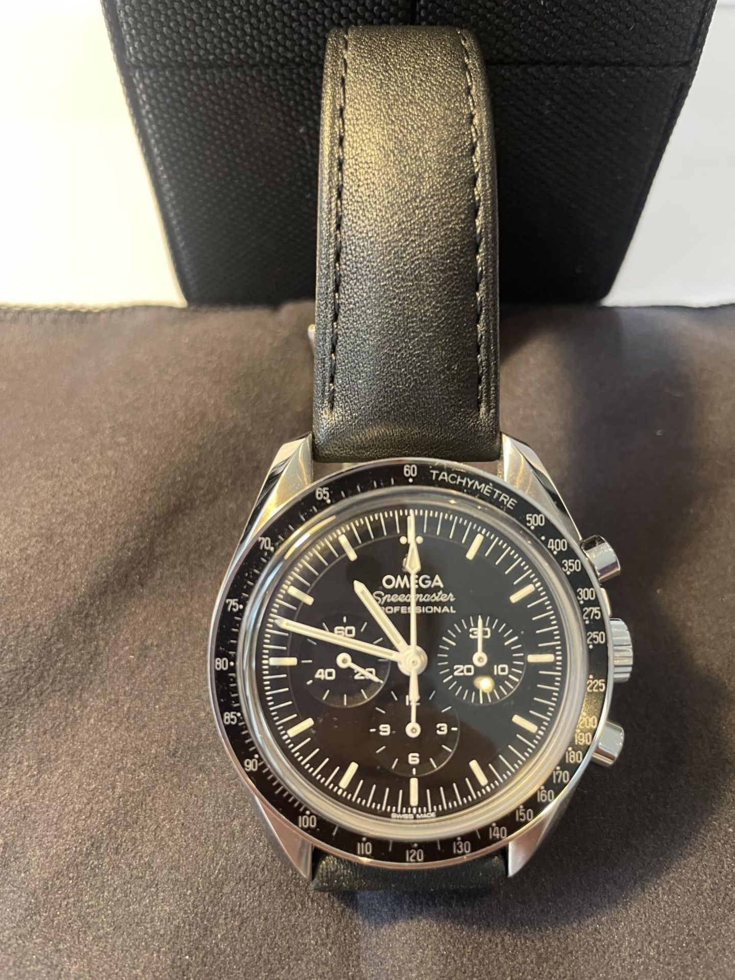 AN SS OMEGA SPEEDMASTER MW WW/M124488. MODEL NUMBER/CALIBRE 3861 MASTER CHRONOMETER WITH CO AXIAL - Image 2 of 12