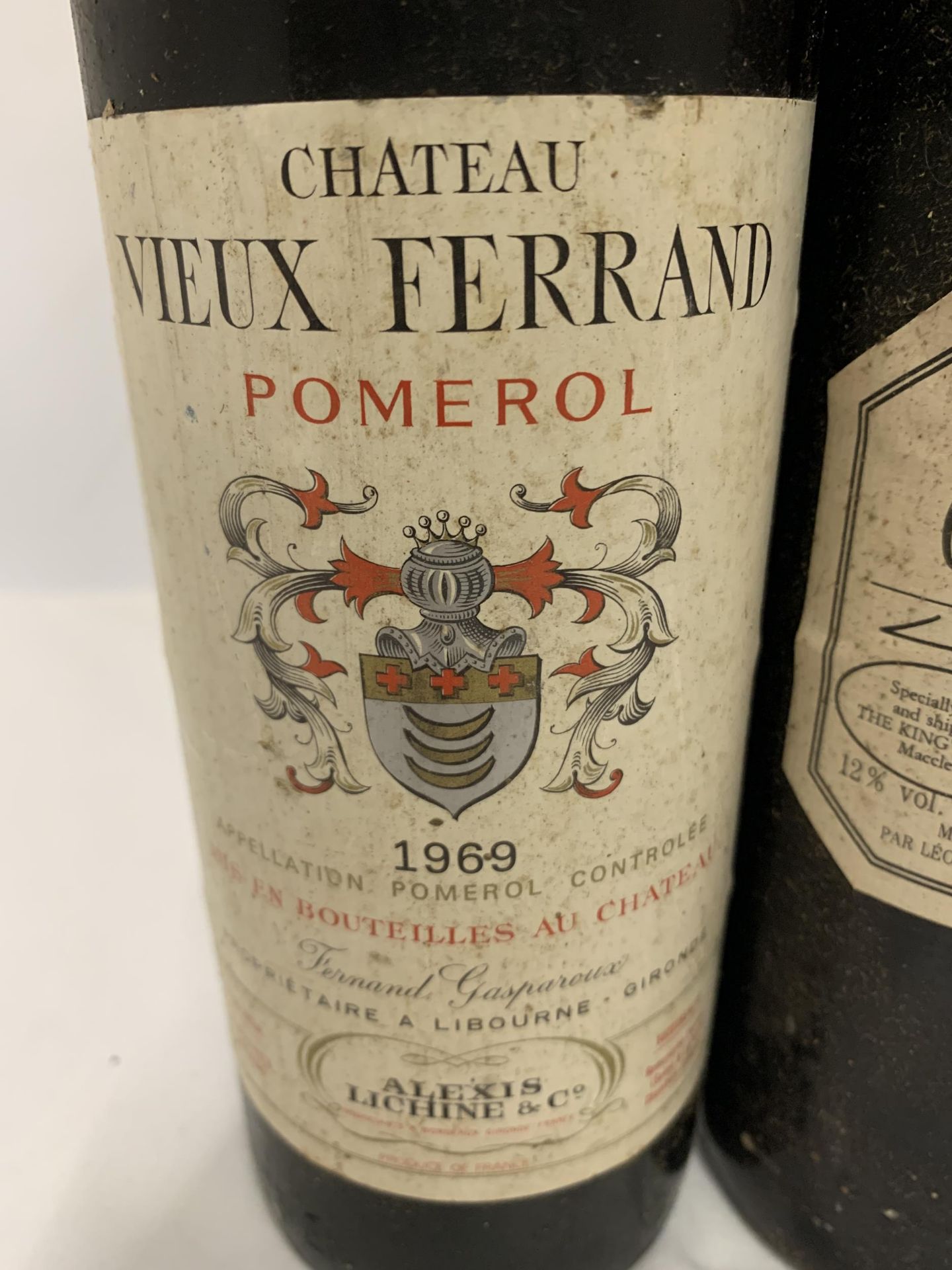 THREE 75CL BOTTLES - CHATEAU VIEUX POMEROL 1969, LEOPOLD DE SIGNAL 1985 CLARET AND CHATEAU - Image 2 of 5