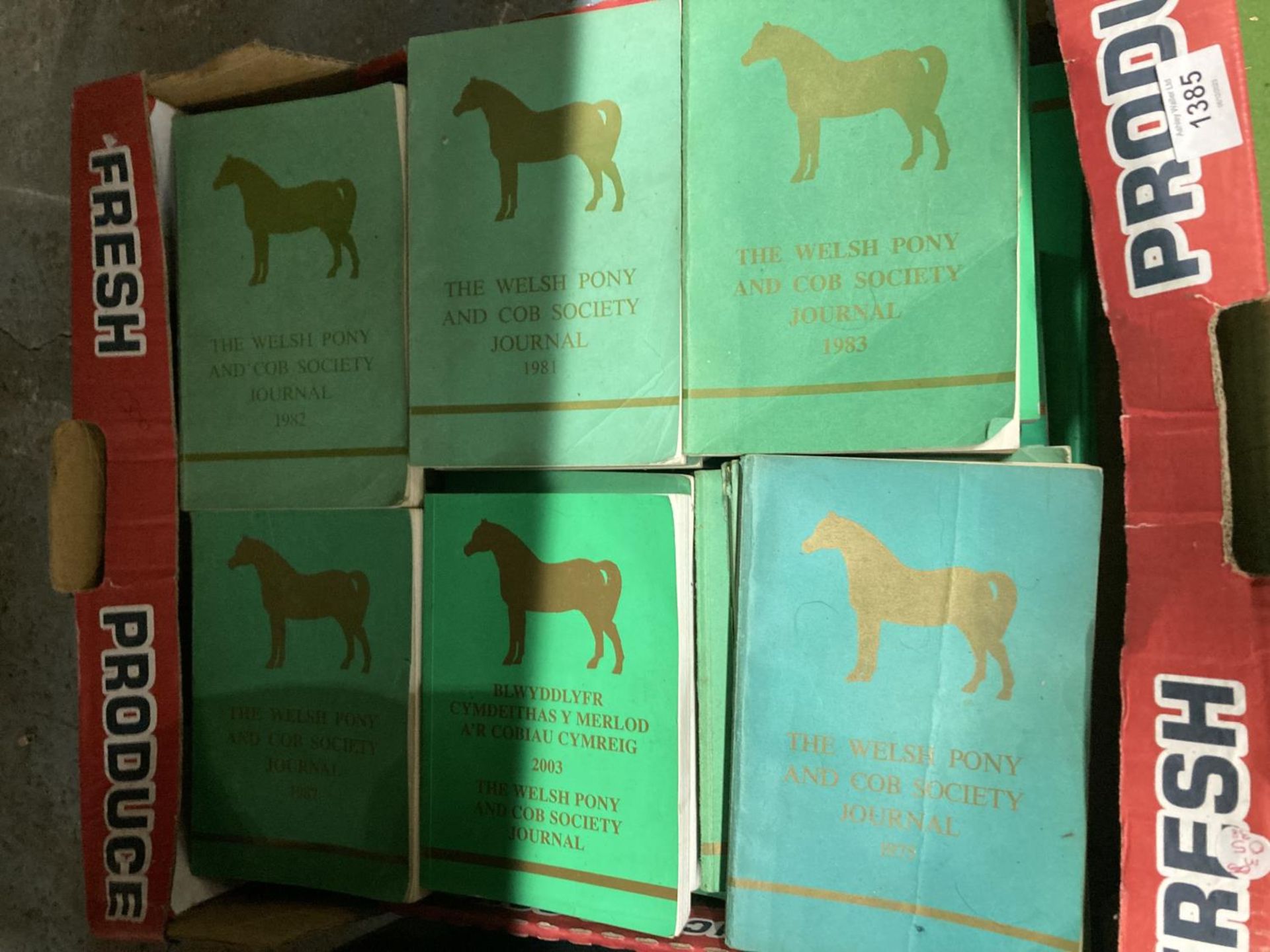 THIRTY BOOKS 'THE WELSH PONY AND COB SOCEITY JOURNAL' FROM VARIOUS YEARS