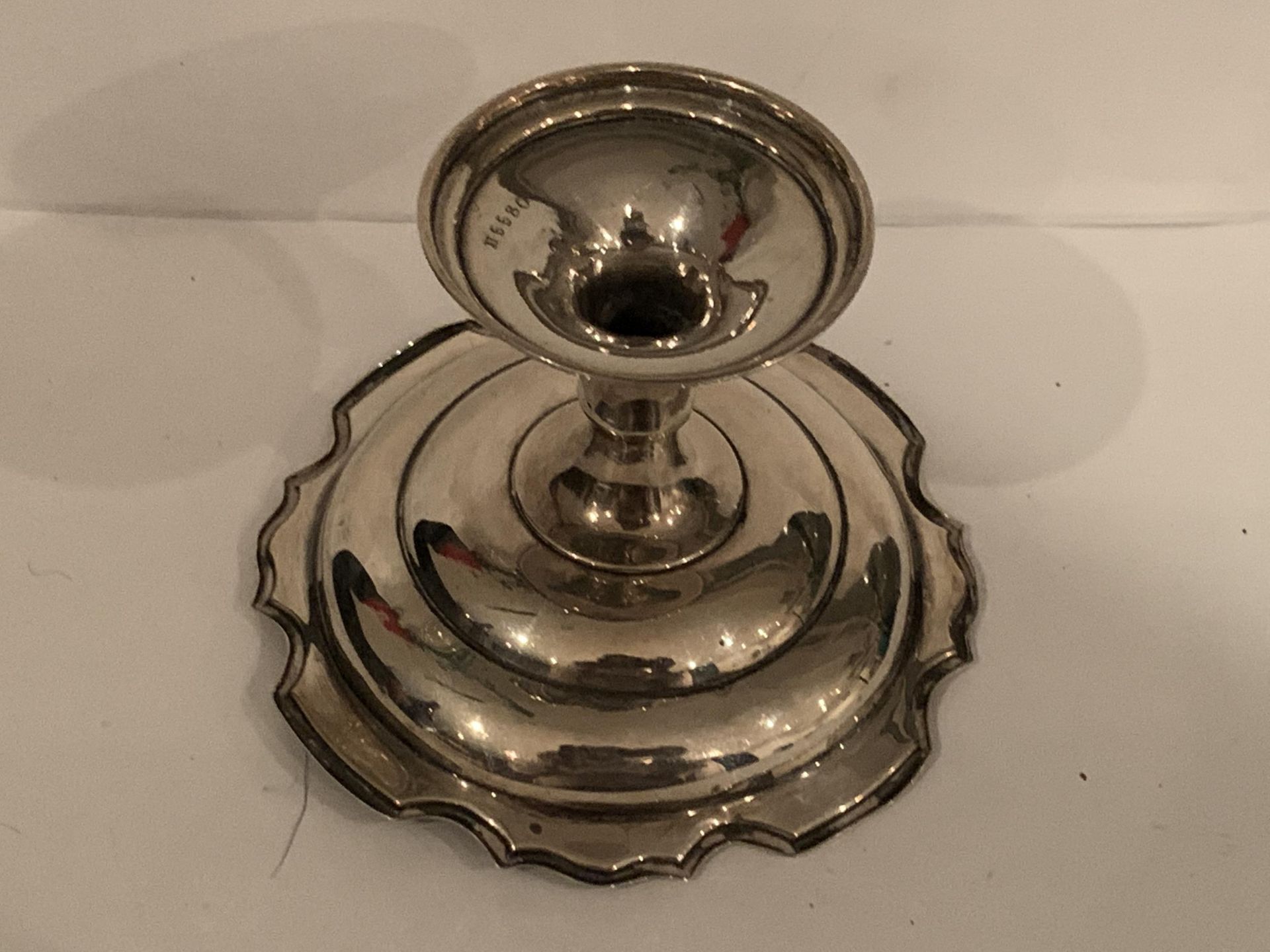 A HALLMARKED SHEFFIELD SILVER PEDESTAL DISH GROSS WEIGHT 52 GRAMS - Image 3 of 4