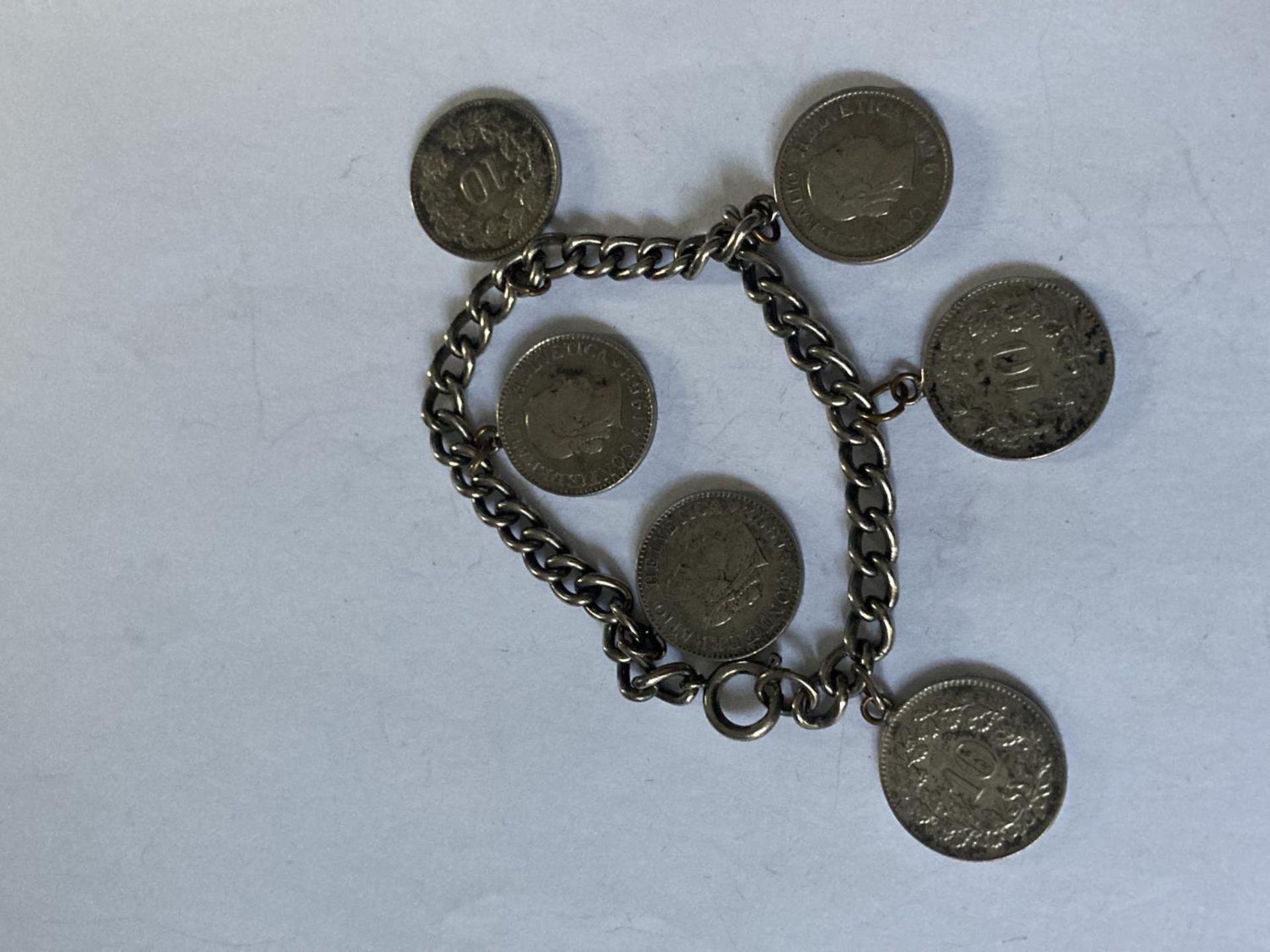 A COIN DESIGN BRACELET