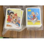 TWO PACKS OF BEANO/DANDY STICKERS