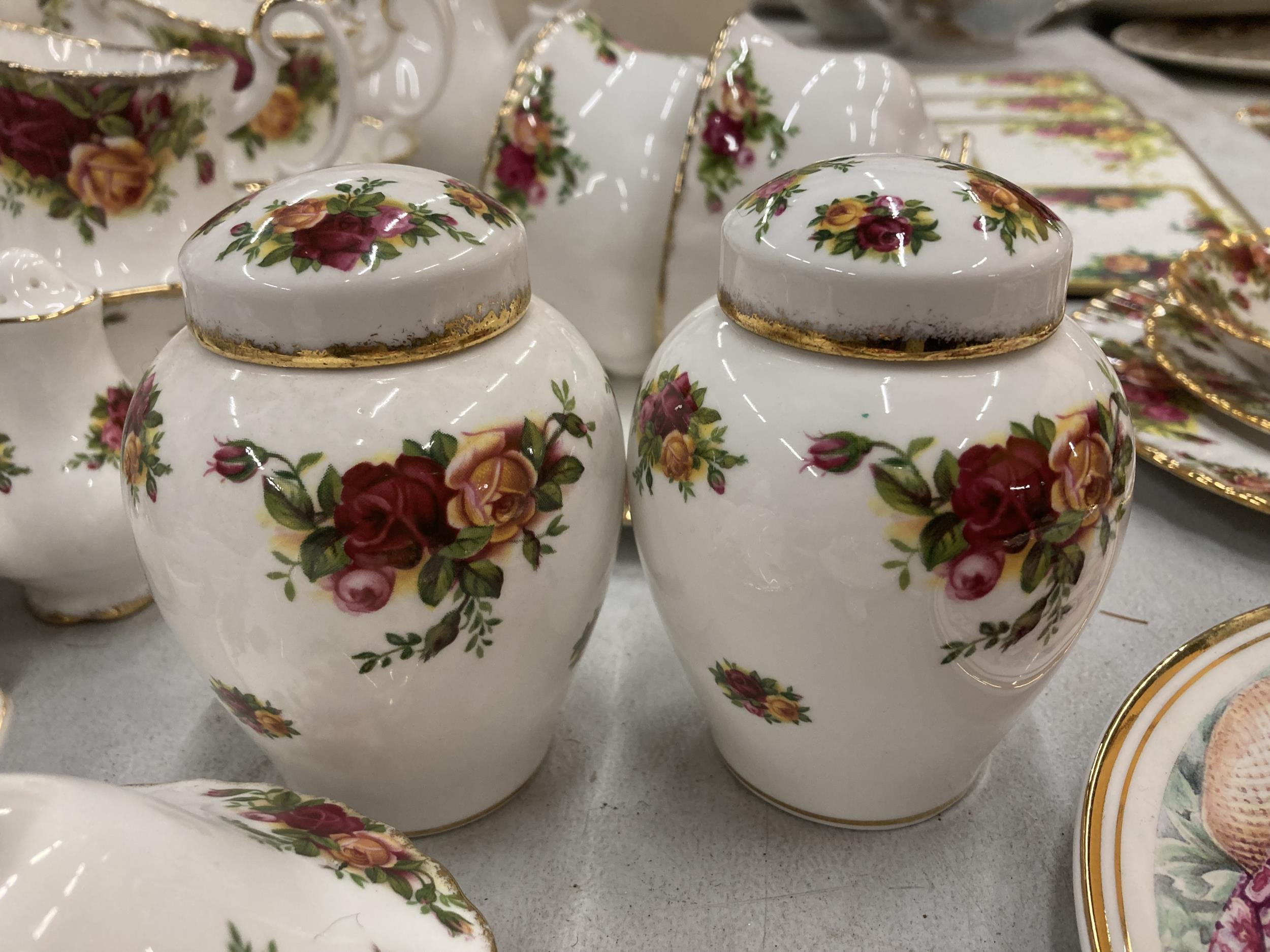 A LARGE QUANTITY OF ROYAL ALERT TO INCLUDE THREE LARGE OLD COUNTRY ROSES TEAPOTS, CENTENNIAL ROSE - Image 7 of 16