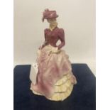 A COALPORT AGE OF ELEGANCE HYDE PARK FIGURINE