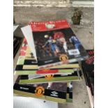 A BELIEVED COMPLETE SET OF MANCHESTER UNITED PROGRAMMES FROM THE 1998-1999 SEASON