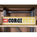 A CORGI TOYS ILLUMINATED LIGHT BOX SIGN