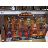 A SET OF MINECRAFT DUNGEONS FIGURES - AS NEW IN BOX