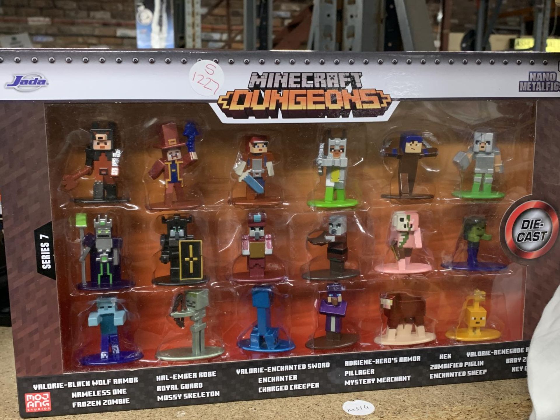 A SET OF MINECRAFT DUNGEONS FIGURES - AS NEW IN BOX