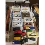 A QUANTITY OF OXFORD DIE-CAST, MATCHBOX AND LLEDO ADVERTISING VANS - 29 IN TOTAL