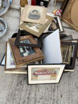 A LARGE QUANTITY OF FRAMED PRINTS AND PICTURES