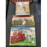 A COLLECTION OF BROOKE BOND TEA CARDS, FOOTBALLERS, SPACE ETC