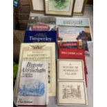 A COLLECTION OF LOCAL INTEREST BOOKS, ALTRINCHAM, MANCHESTER SHIP CANAL, MOBBERLEY ETC