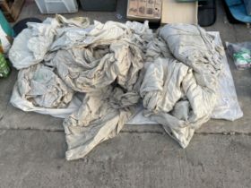 A LARGE QUANTITY OF DUST SHEETS