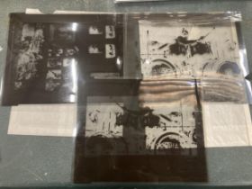 ORIGINAL NEGATIVES - EASY RIDER FILM, PINK FLOYD DRUMMER PLAYING 'PHARAOH' DRUMS