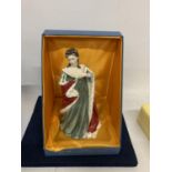 A LIMITED EDITION NO 712/5000 BOXED ROYAL DOULTON FIGURE QUEENS OF THE REALMS QUEEN VICTORIA HN 3125