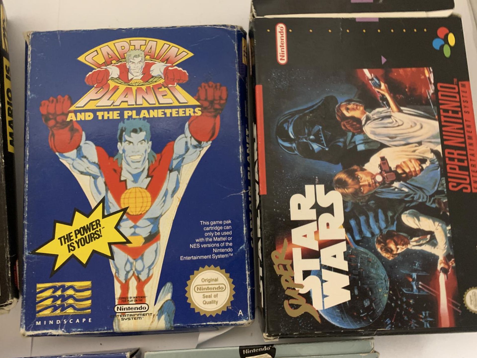 EIGHT BOXED SEGA NINTENDO GAMES TO INCLUDE SUPER STARWARS, DARKWING DUCK, MARIO IS MISSING, TROLL - Bild 4 aus 7