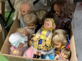 A LARGE QUANTITY OF DOLLS