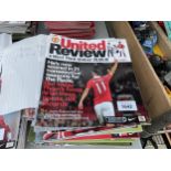 A BELIEVED COMPLETE SET OF MANCHESTER UNITED PROGRAMMES FROM THE 2010-2011 SEASON