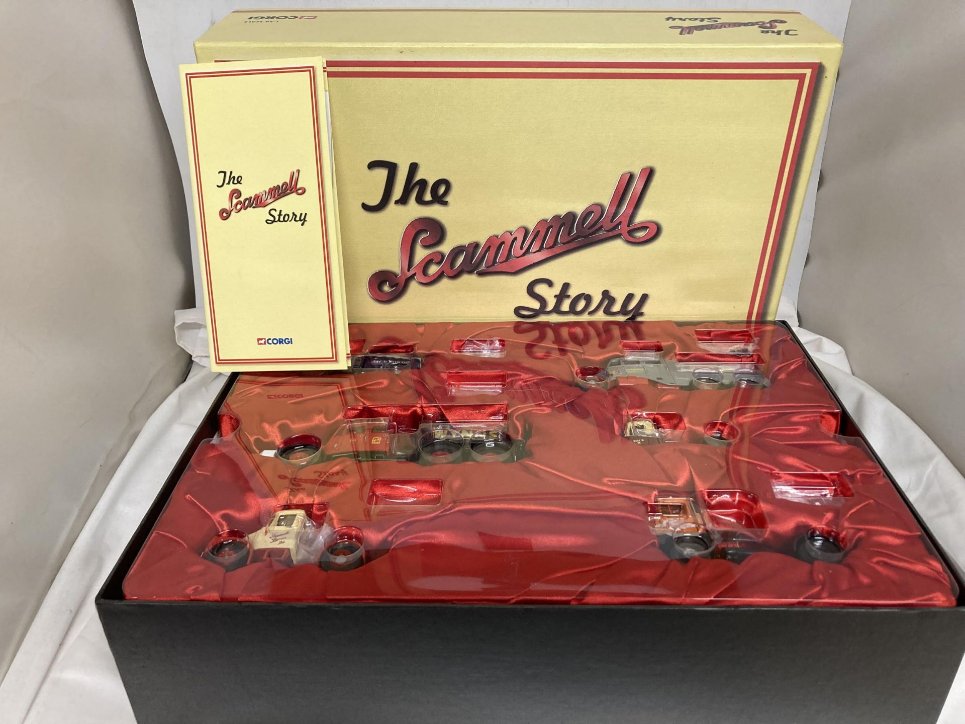 A CORGI MODEL NO. CC99140 - A BOXED SET "THE SCAMMELL STORY" LIMITED EDITION SIX PIECE SET 1:50 - Image 2 of 5