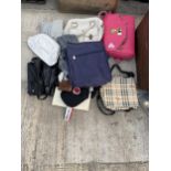 AN ASSORTMENT OF LADIES HANDBAGS AND PURSES