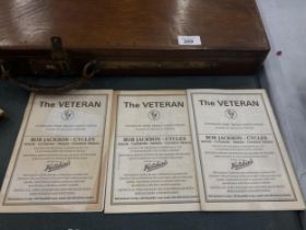 THREE VINTAGE 'THE VETERAN' CYCLES BOOKLETS
