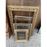 A QUANTITY OF VARIOUS GILT AND OTHER PICTURE FRAMES