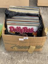 A LARGE ASSORTMENT OF LP RECORDS