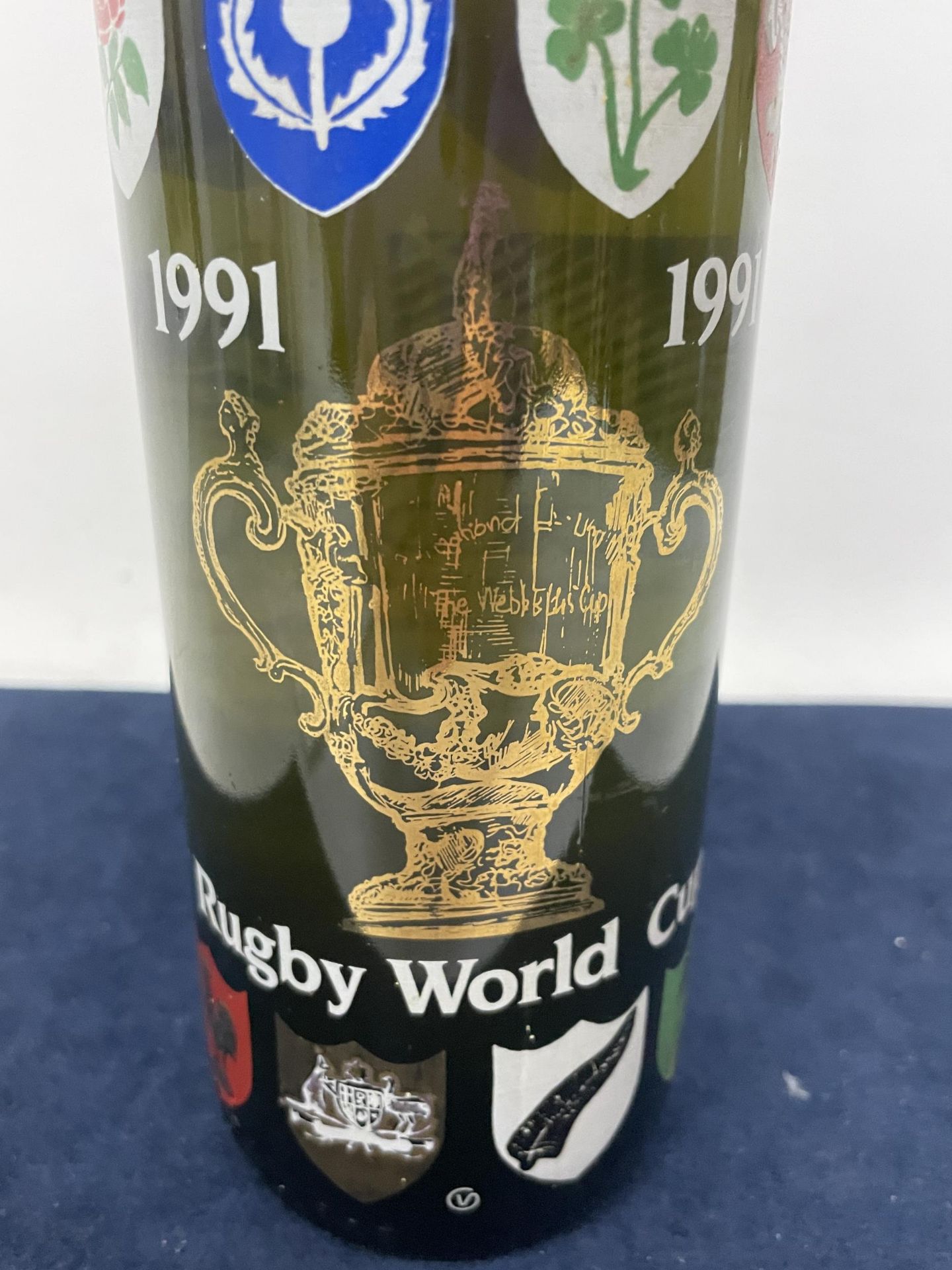 1 X 75CL BOTTLE - 1991 RUGBY WORLD CUP BOREDAUX WINE - Image 4 of 4