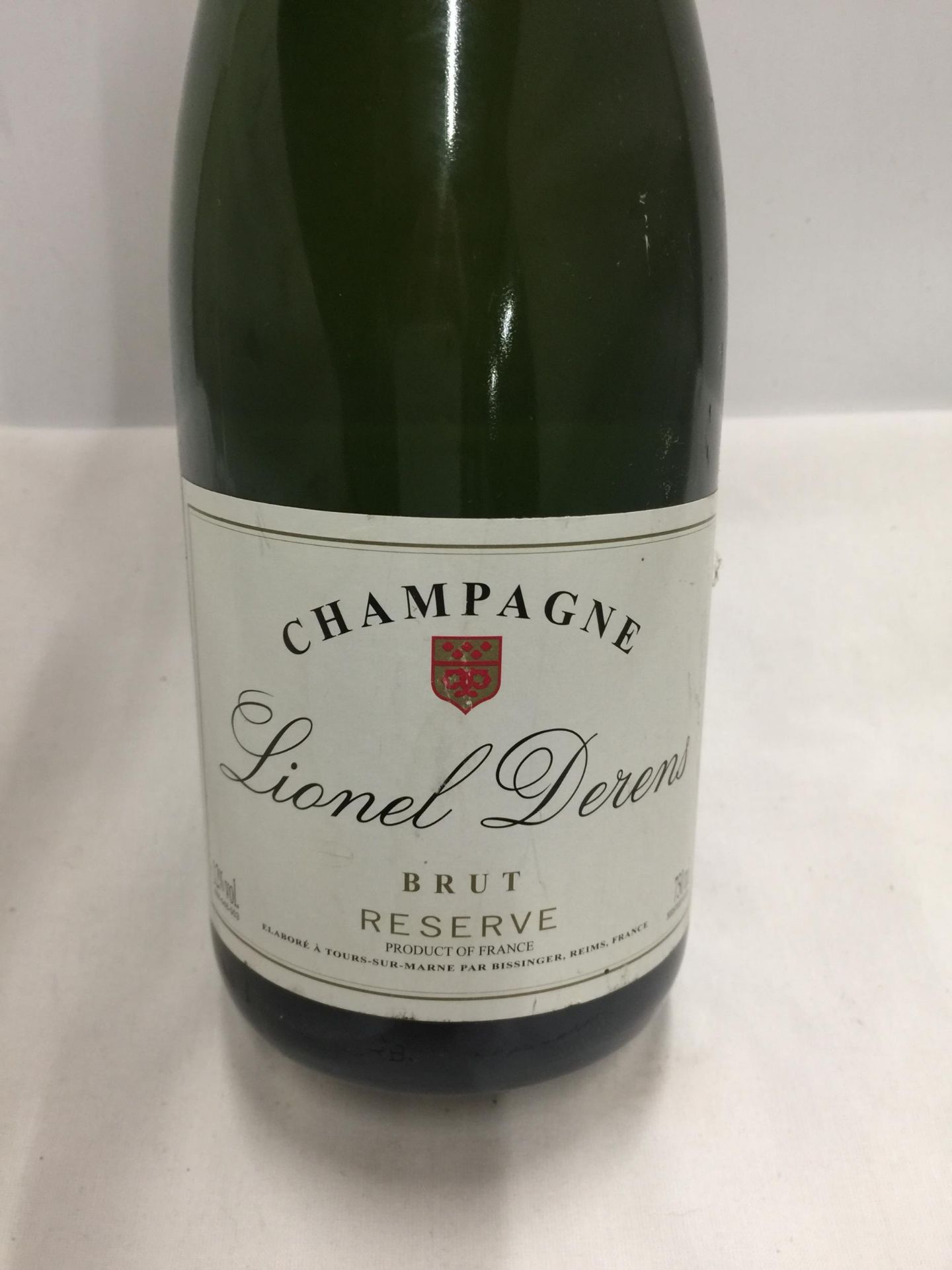 A 75CL BOTTLE - LIONEL DERENS BRUT RESERVE CHAMPAGNE - Image 2 of 3