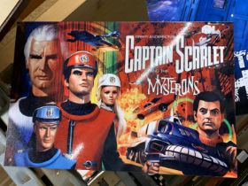 A METAL CAPTAIN SCARLET SIGN