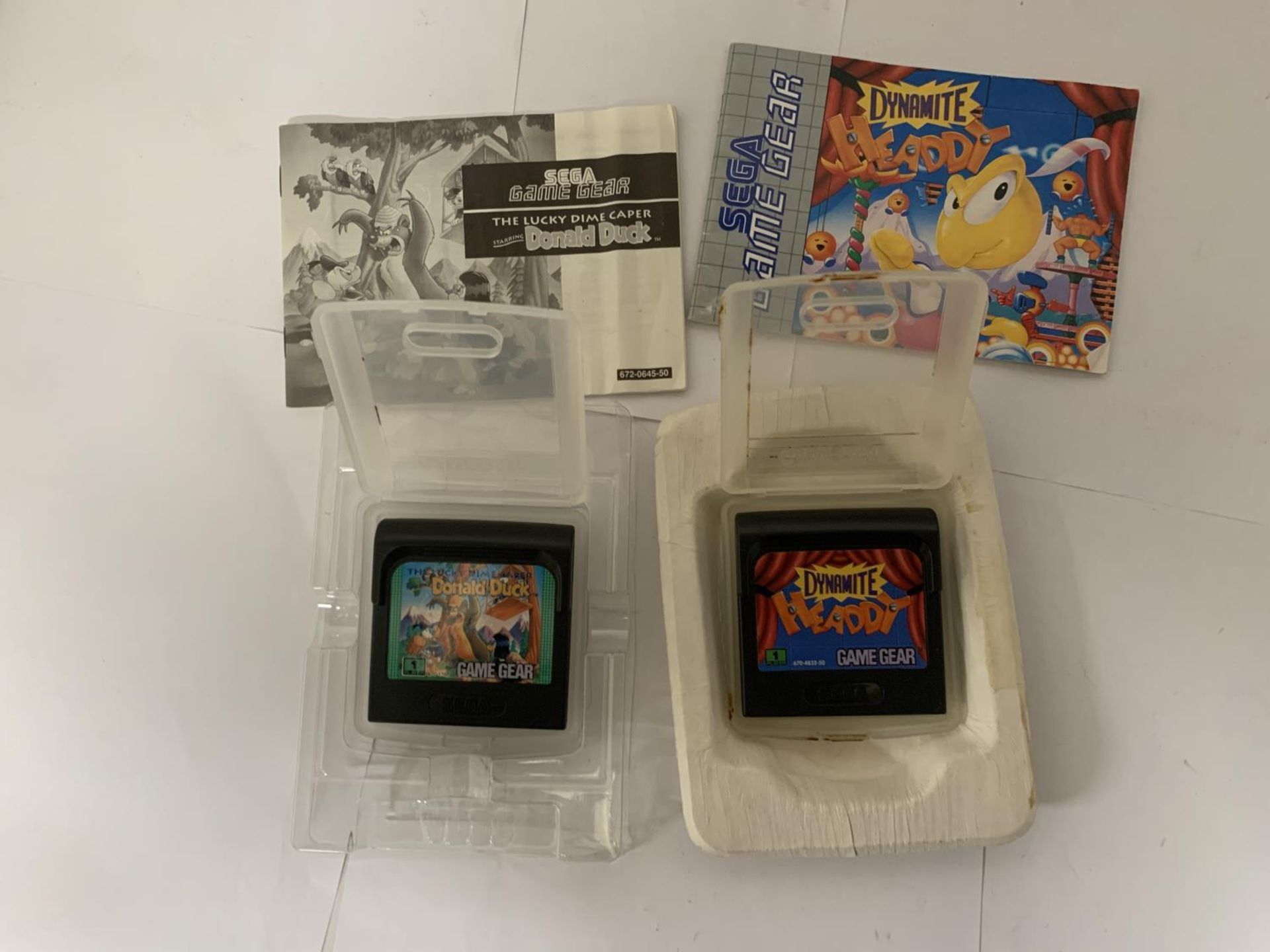 TWO BOXED SEGA GAME GEAR GAMES TO INCLUDE THE LUCKY DIME CAPER STARRING DONALD DUCK AND DYNAMITE - Image 5 of 5
