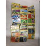 A LARGE COLLECTION OF POKEMON CARDS