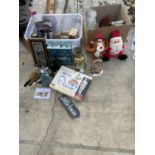AN ASSORTMENT OF ITEMS TO INCLUDE WATCHES, CLOCKS AND CHRISTMAS DECORATIONS ETC