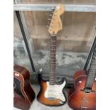 A SQUIRE STRAT FENDER ELECTRIC GUITAR