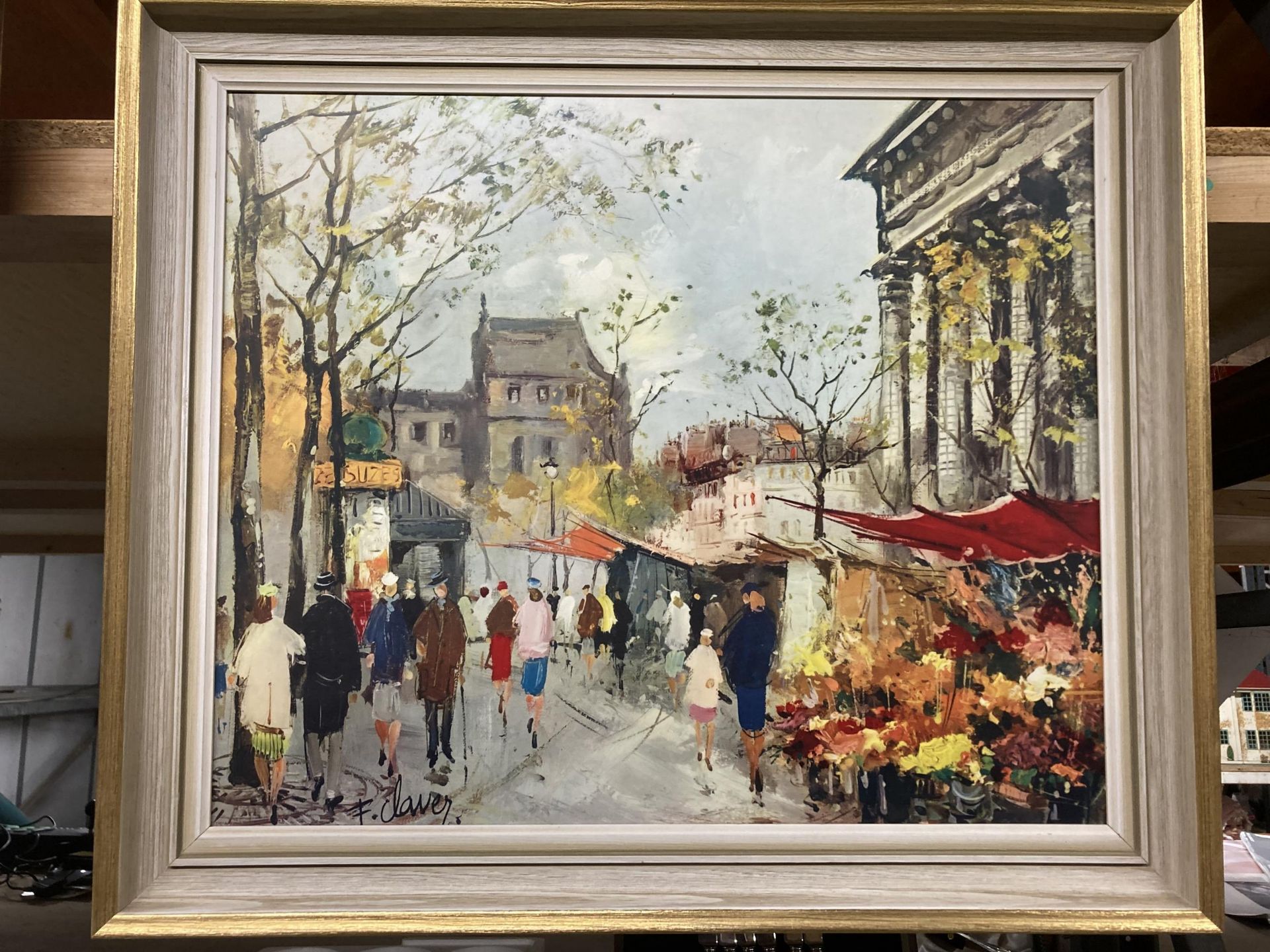 A FRAMED LIMITED EDITION 40/150 LIZ TAYLOR PRINT OF A STREET SCENE AND TWO FURTHER FRAMED PRINTS - Image 9 of 10
