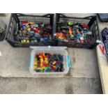 AN ASSORTMENT OF CHILDRENS CARS AND LEGO