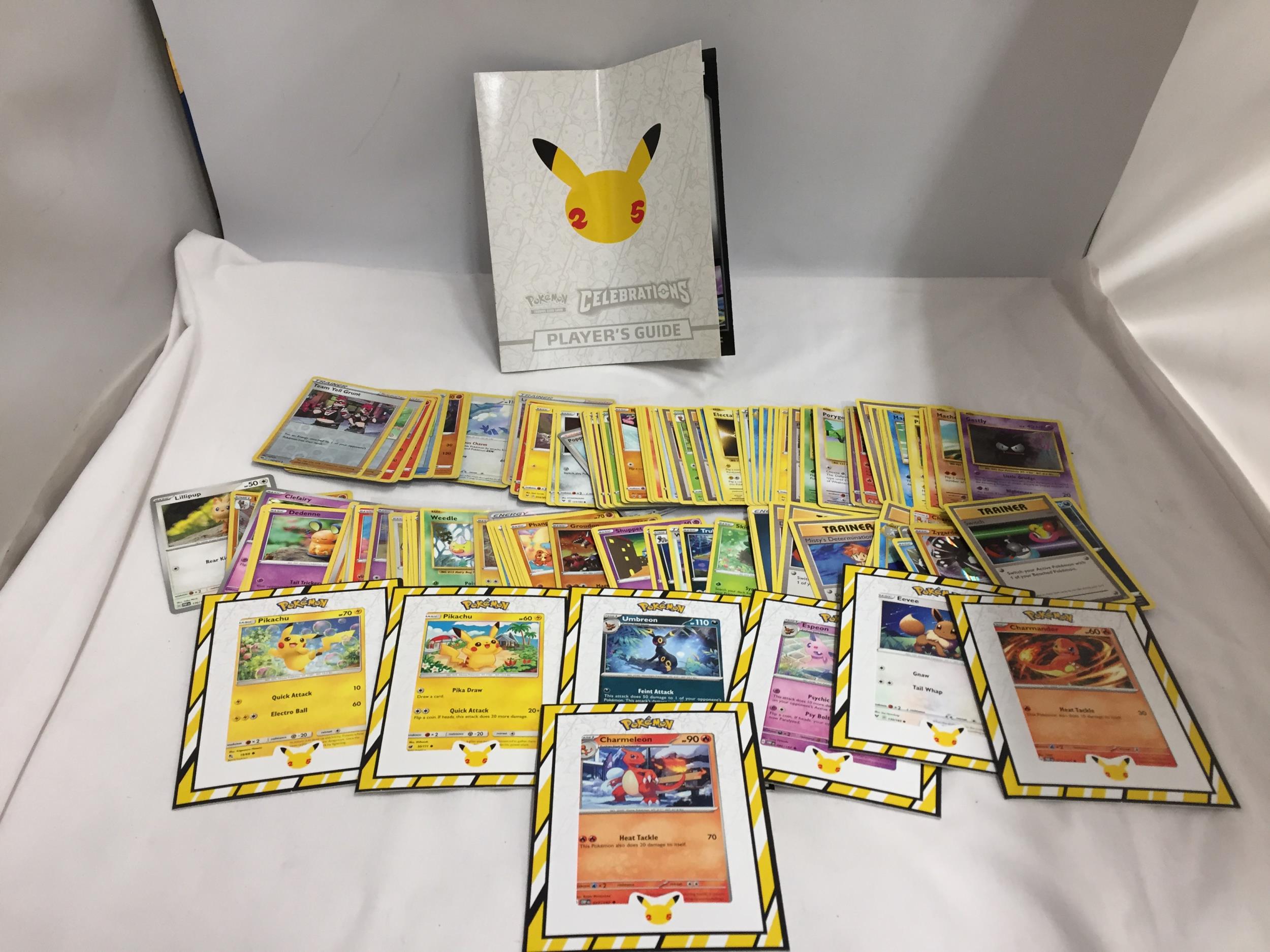 A LARGE COLLECTION OF POKEMON CARDS