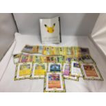 A LARGE COLLECTION OF POKEMON CARDS