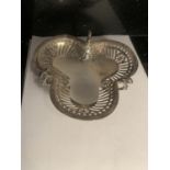 A HALLMARKED SHEFFIELD THREE FOOTED DISH GROSS WEIGHT 150.3 GRAMS