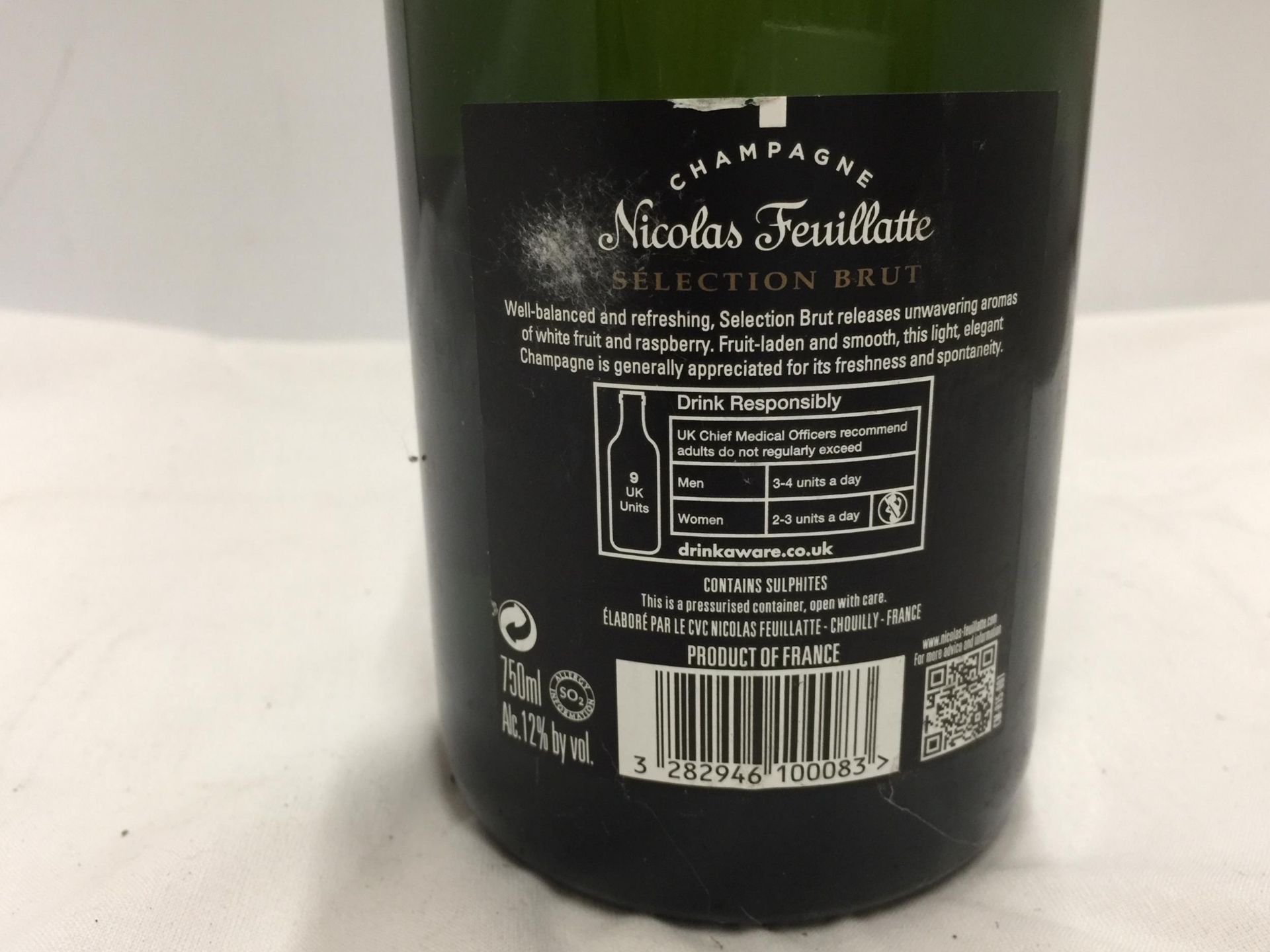 A 75CL BOTTLE - NICOLAS FEUILLATTE BRUT CHAMPAGNE - Image 3 of 3