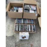 AN ASSORTMENT OF DVDS AND A SKIPDR CD REPAIR TOOL