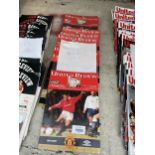 A PART COMPLETE SET OF MANCHESTER UNITED PROGRAMMES FROM THE 1998-1999 SEASON