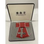 A LADIES MBE MEDAL IN ORIGINAL PRESENTATION BOX